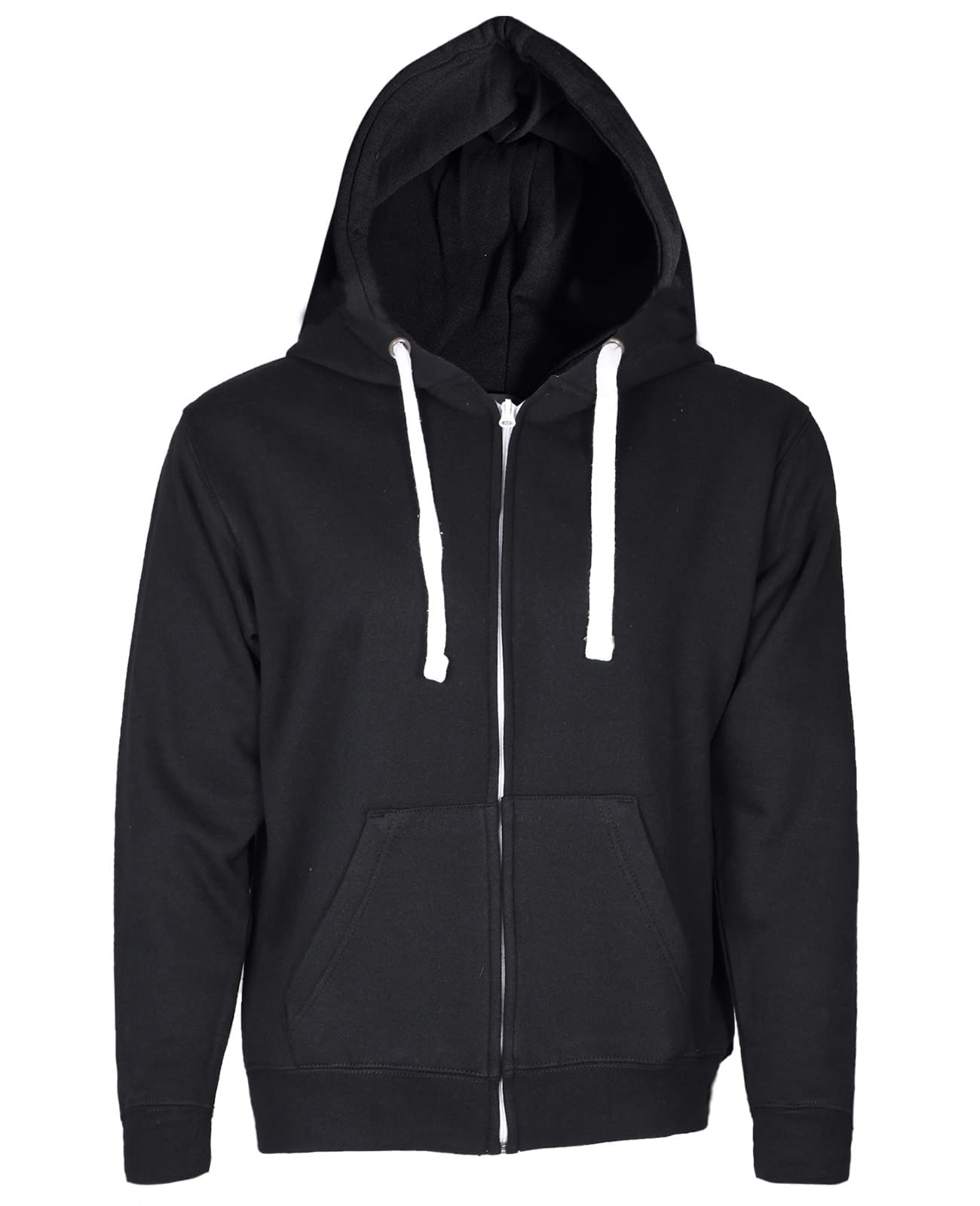 True Face Men's Hoodie Classic | Comfortable Zip-Up Hooded Top | Long Sleeve Jacket with Ribbed Cuff | Ideal Weekend Wear