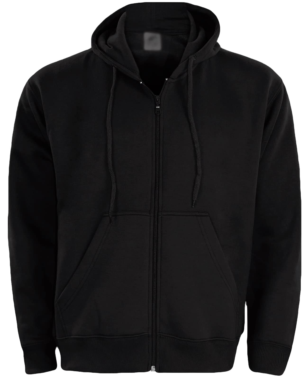 True Face Men's Hoodie Classic | Comfortable Zip-Up Hooded Top | Long Sleeve Jacket with Ribbed Cuff | Ideal Weekend Wear