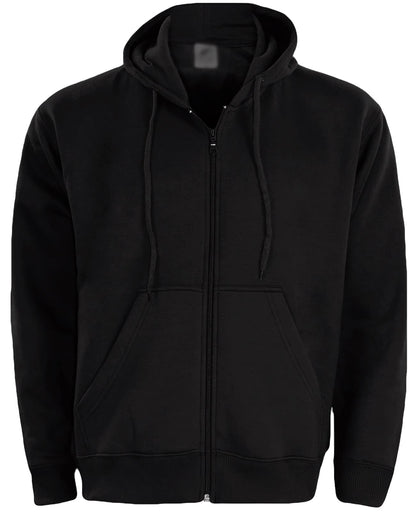 True Face Men's Hoodie Classic | Comfortable Zip-Up Hooded Top | Long Sleeve Jacket with Ribbed Cuff | Ideal Weekend Wear