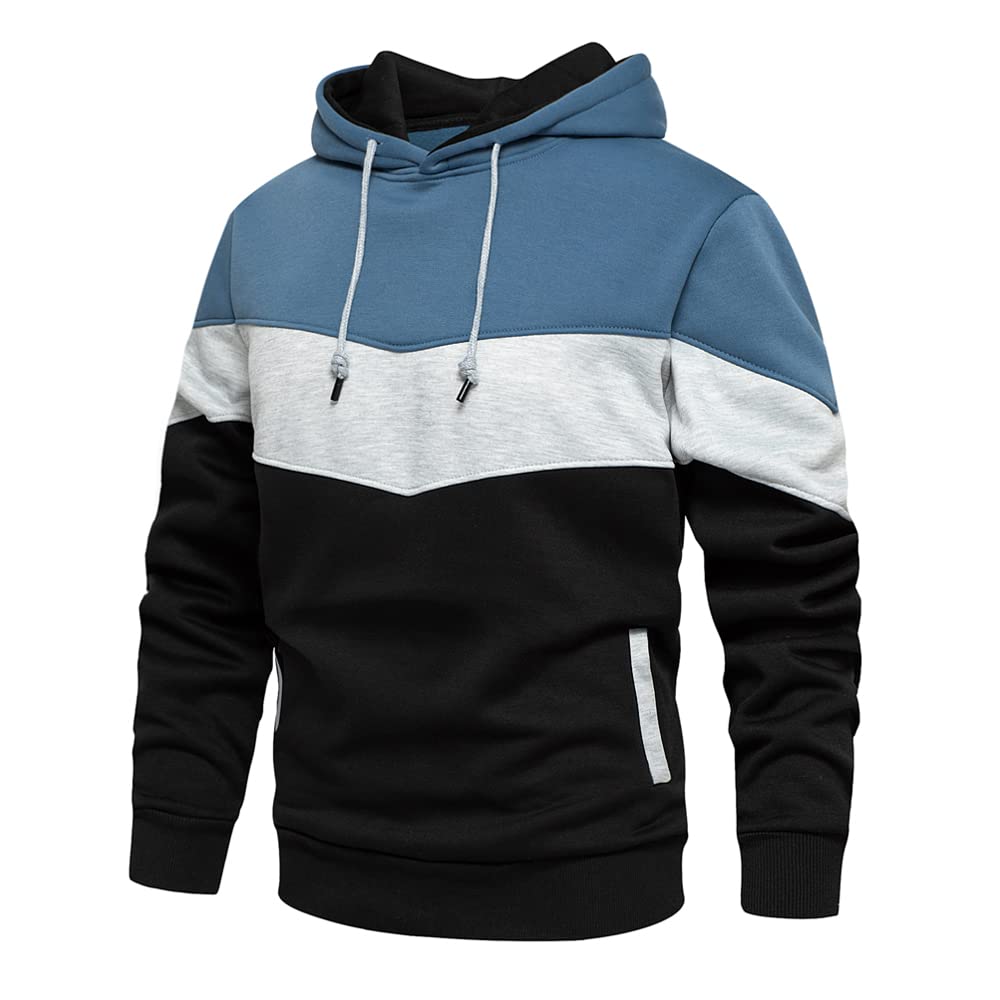 MANLUODANNI Men's Hoodies Pullover Hooded Top Casual Hoodie with Pockets
