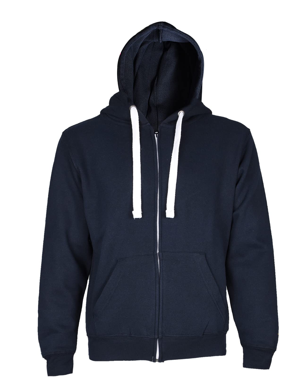 True Face Men's Hoodie Classic | Comfortable Zip-Up Hooded Top | Long Sleeve Jacket with Ribbed Cuff | Ideal Weekend Wear