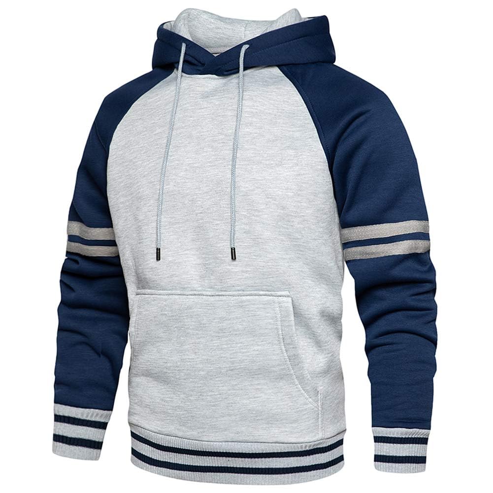 MANLUODANNI Men's Hoodies Pullover Hooded Top Casual Hoodie with Pockets