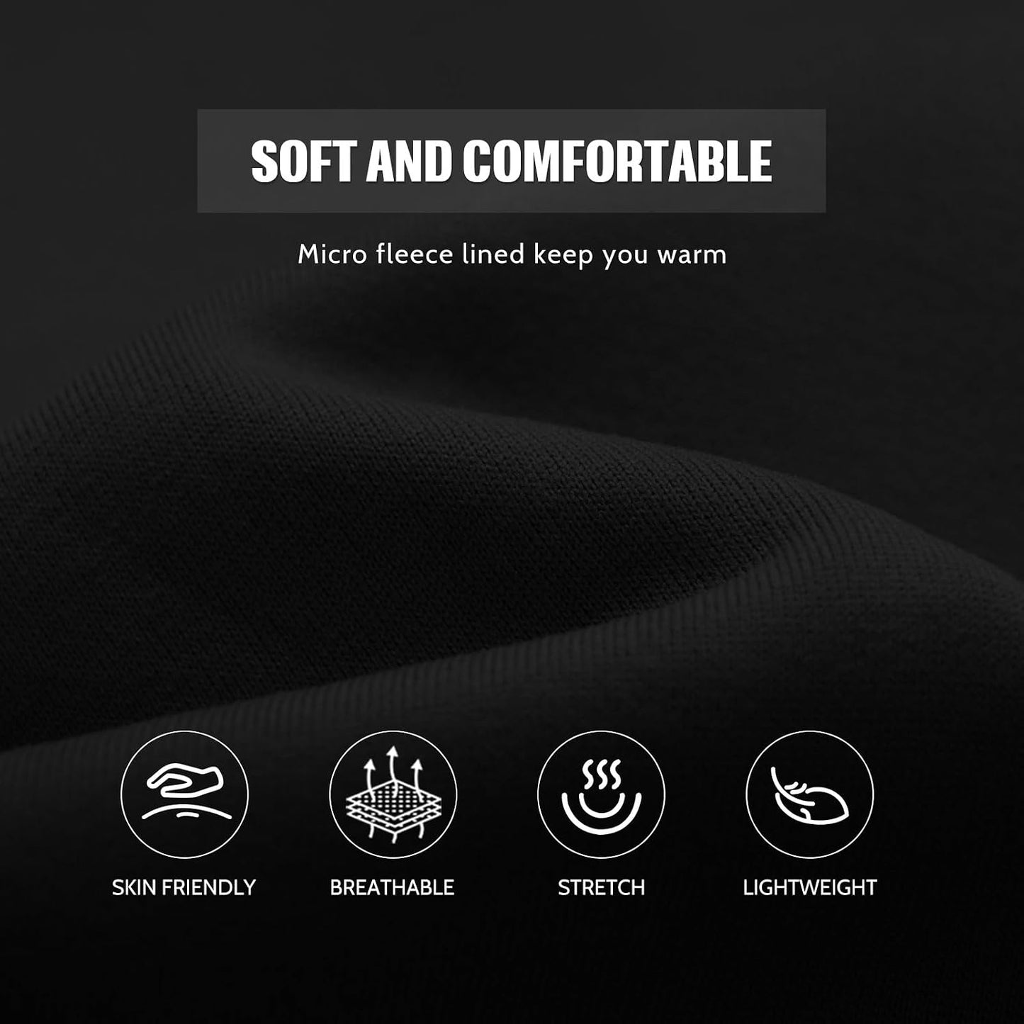 LBL Men's Hoodies Casual Pullover Hooded Sweatshirt Long Sleeve Quarter Zip Hoody Tops With Kangaroo Pocket