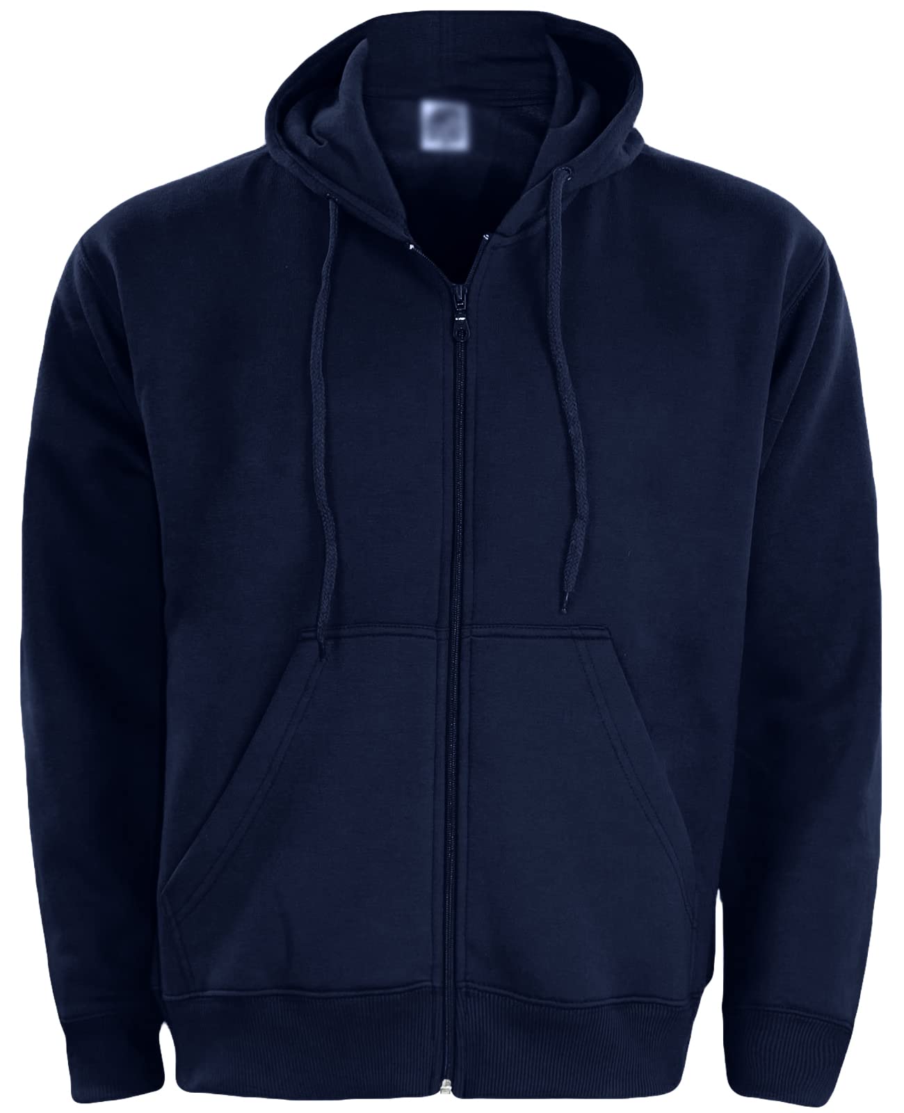 True Face Men's Hoodie Classic | Comfortable Zip-Up Hooded Top | Long Sleeve Jacket with Ribbed Cuff | Ideal Weekend Wear