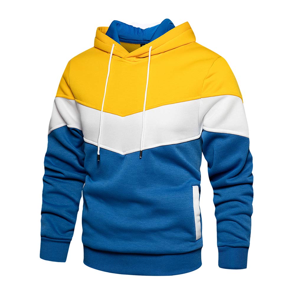 MANLUODANNI Men's Hoodies Pullover Hooded Top Casual Hoodie with Pockets