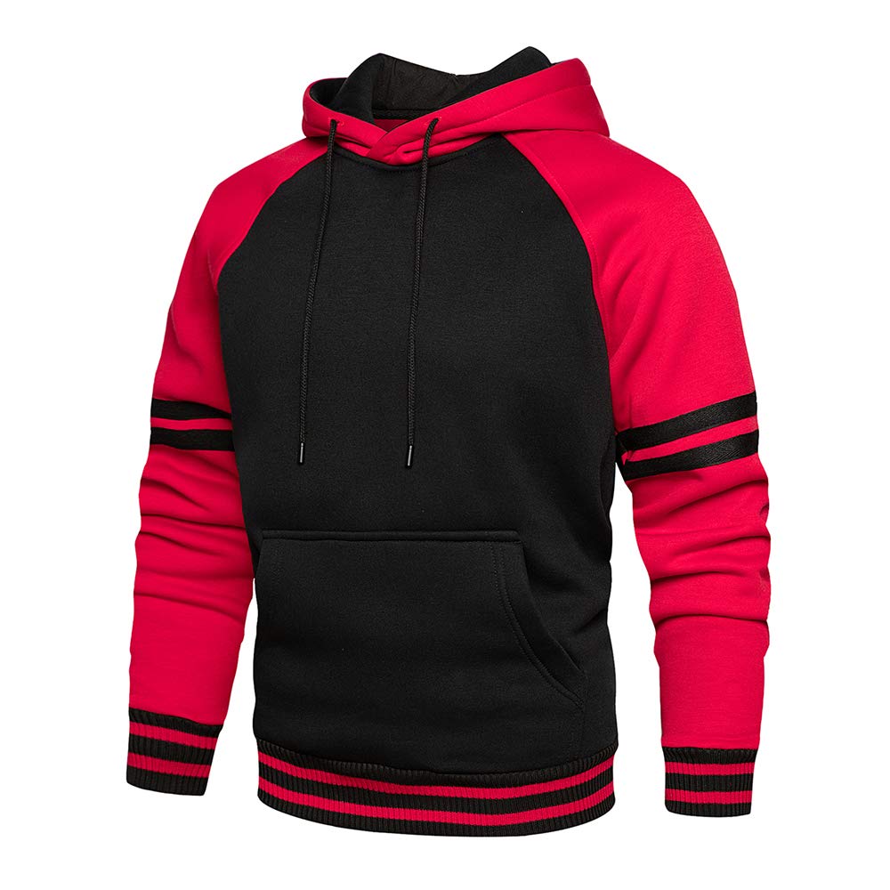 MANLUODANNI Men's Hoodies Pullover Hooded Top Casual Hoodie with Pockets