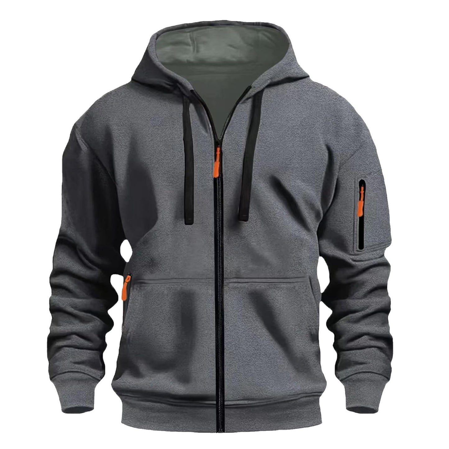 LBL Men's Hoodies Casual Pullover Hooded Sweatshirt Long Sleeve Quarter Zip Hoody Tops With Kangaroo Pocket