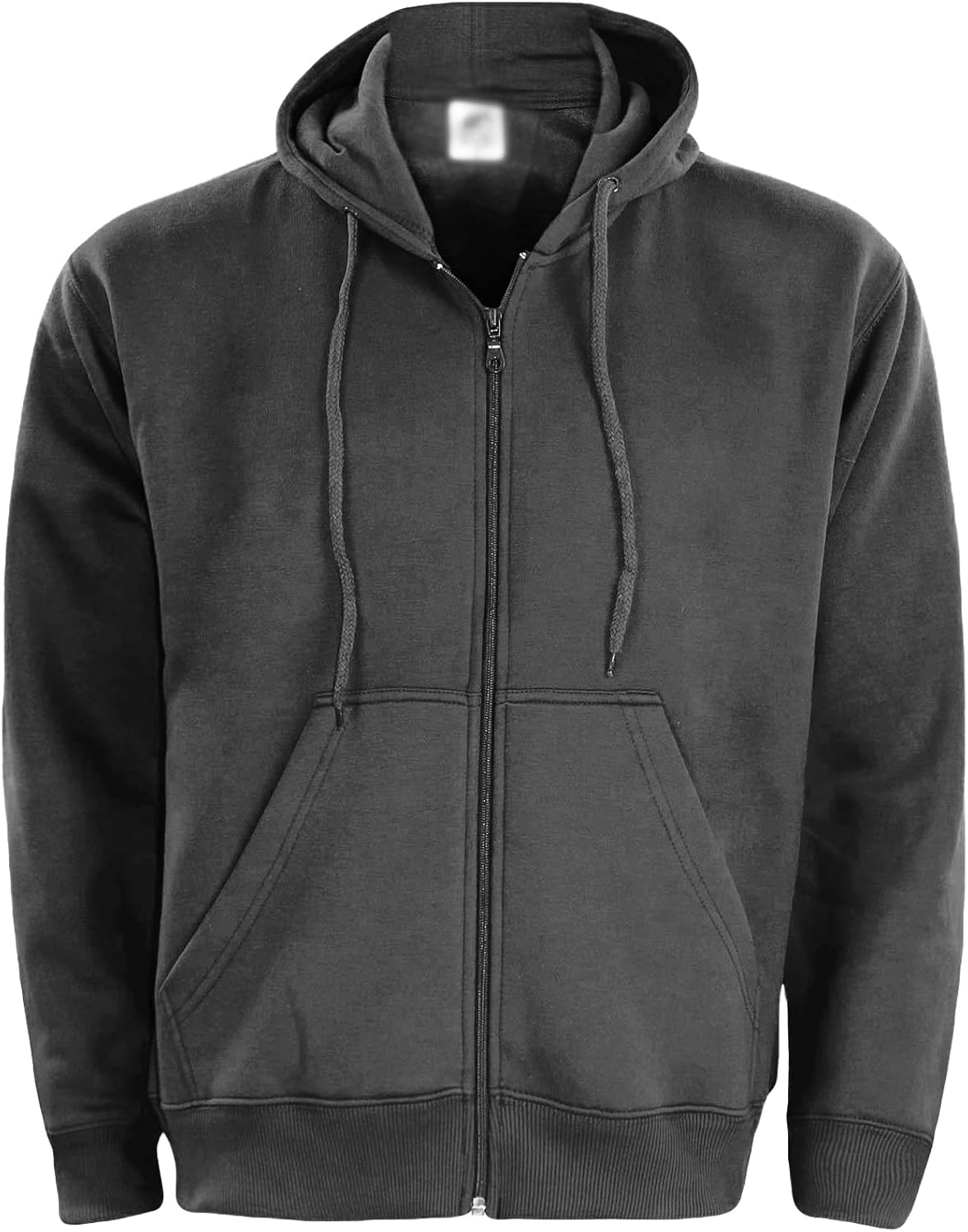True Face Men's Hoodie Classic | Comfortable Zip-Up Hooded Top | Long Sleeve Jacket with Ribbed Cuff | Ideal Weekend Wear