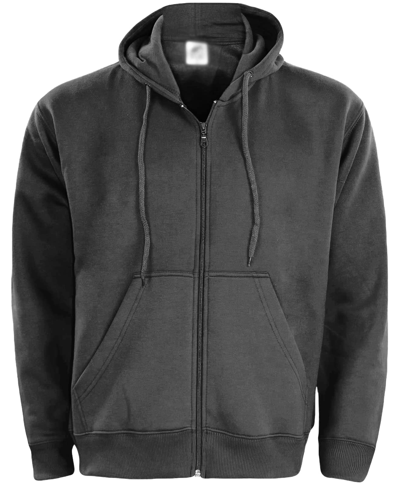 True Face Men's Hoodie Classic | Comfortable Zip-Up Hooded Top | Long Sleeve Jacket with Ribbed Cuff | Ideal Weekend Wear