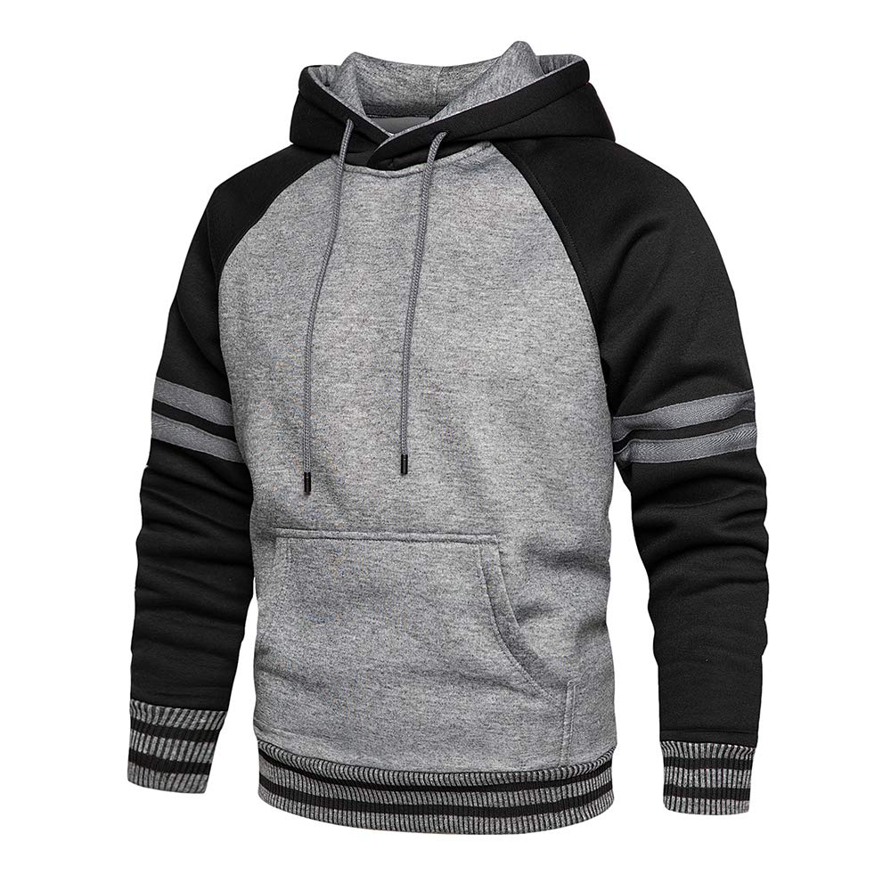 MANLUODANNI Men's Hoodies Pullover Hooded Top Casual Hoodie with Pockets