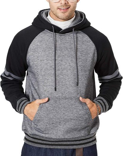 MANLUODANNI Men's Hoodies Pullover Hooded Top Casual Hoodie with Pockets