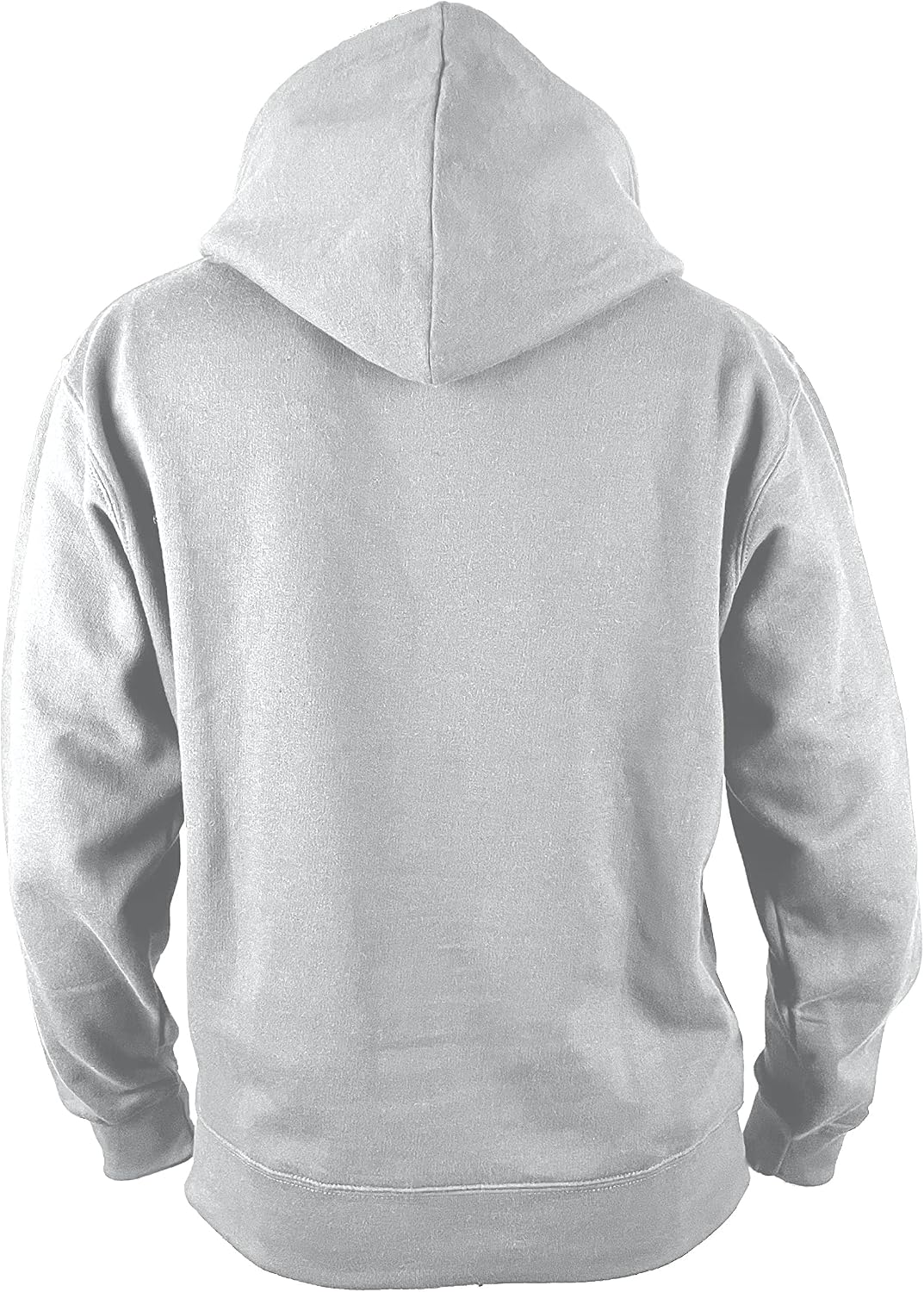 Martes | Mens Plain long sleeve Hoodie Fleece Pull-Over | Soft and comfy Adult Top Sweatshirt Hoodies | Work and longe wear | Non-zip Up | Uni-Sex | 80% Cotton 20% Polyester | Heather Grey
