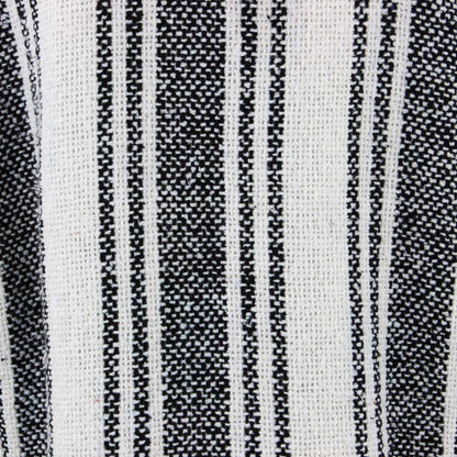 Siesta Mexican Baja Jerga Natural and Black Hooded Hippie top